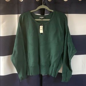 Express peep hole sweater